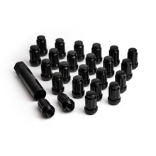 Load image into Gallery viewer, ICON Alloys Lug Nut Kit Black - 12x1.5 - 24 Lug Nuts w/ Key ICON ICO89121524B