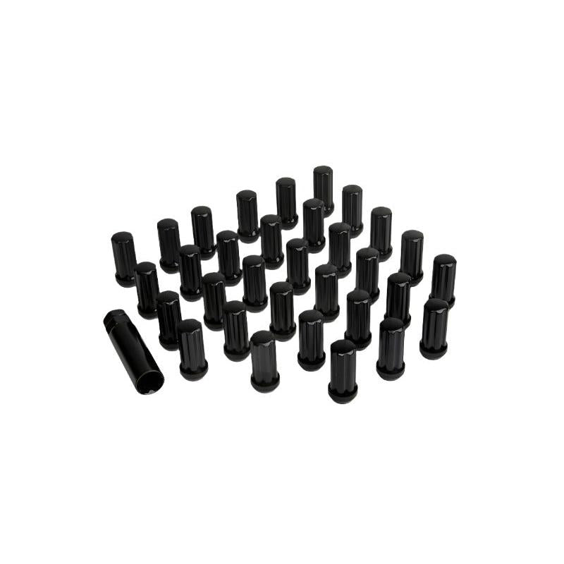 ICON Alloys Lug Nut Kit Black - 14x1.5 - 32 Lug Nuts w/ Key ICON ICO89141532B