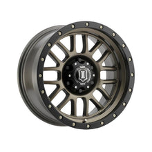 Load image into Gallery viewer, ICON Alpha 17x8.5 5x5 0mm Offset 4.75in BS 71.5mm Bore Bronze Wheel ICON ICO1217857347BR