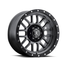 Load image into Gallery viewer, ICON Alpha 17x8.5 6x5.5 0mm Offset 4.75in BS 106.1mm Bore Gun Metal Wheel ICON ICO1217858347GM
