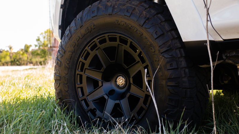 ICON Compass 17x8.5 6x5.5 0mm Offset 4.75in BS Satin Black Wheel ICON ICO3217858347SB