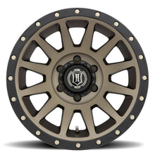 Load image into Gallery viewer, ICON Compression 17x8.5 6x5.5 0mm Offset 4.75in BS 106.1mm Bore Bronze Wheel ICON ICO2017858347BR
