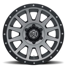 Load image into Gallery viewer, ICON Compression 18x9 6x135 6mm Offset 5.25in BS Titanium Wheel ICON ICO2018906352TT