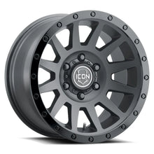 Load image into Gallery viewer, ICON Compression 18x9 6x5.5 0mm Offset 5in BS 106.1mm Bore Double Black Wheel - ICON 2018908350DB
