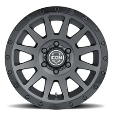 Load image into Gallery viewer, ICON Compression 18x9 6x5.5 0mm Offset 5in BS 106.1mm Bore Double Black Wheel - ICON 2018908350DB
