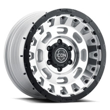 Load image into Gallery viewer, ICON Hammer Pro 17x8.5 / 5x5 / -6mm / 4.5in BS - Silver Machined - ICON 21017857345SM