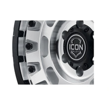 Load image into Gallery viewer, ICON Hammer Pro 17x8.5 / 5x5 / -6mm / 4.5in BS - Silver Machined - ICON 21017857345SM