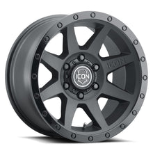 Load image into Gallery viewer, ICON Rebound 17x8.5 6x5.5 0mm Offset 4.75in BS 106.1mm Bore Double Black Wheel - ICON 1817858347DB