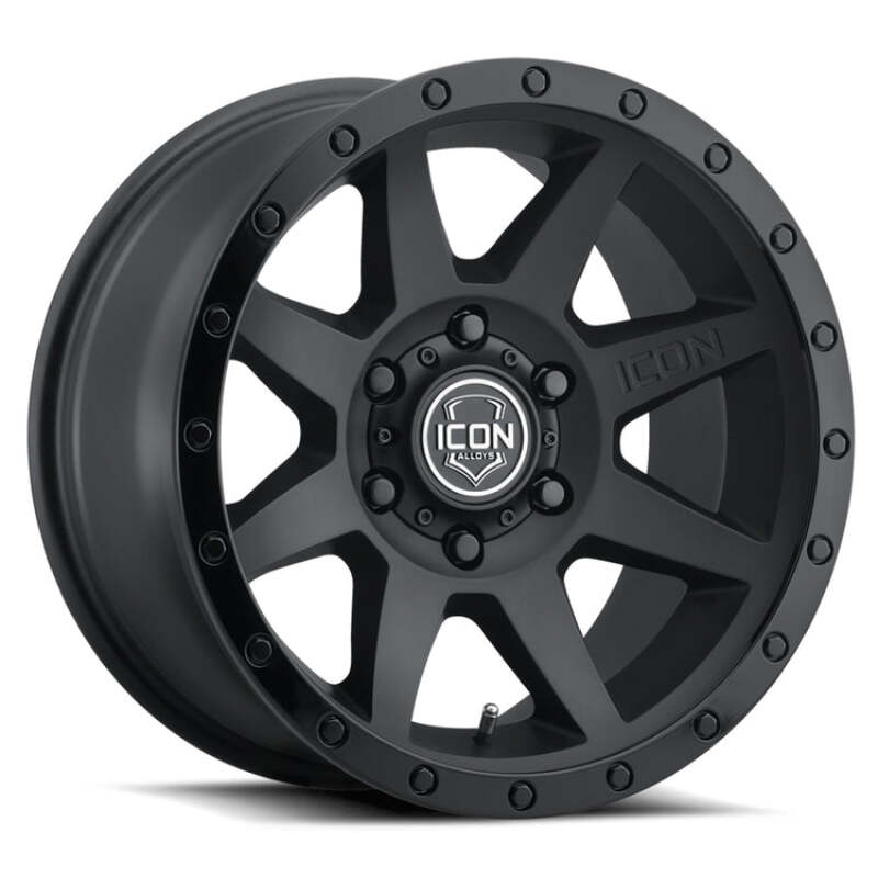 ICON Rebound 20x9 6x5.5 0mm Offset 5in BS 106.1mm Bore Double Black Wheel - ICON 1820908350DB