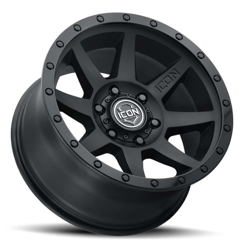 ICON Rebound 20x9 6x5.5 0mm Offset 5in BS 106.1mm Bore Double Black Wheel - ICON 1820908350DB