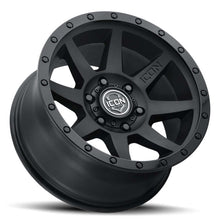 Load image into Gallery viewer, ICON Rebound 20x9 6x5.5 0mm Offset 5in BS 106.1mm Bore Double Black Wheel - ICON 1820908350DB