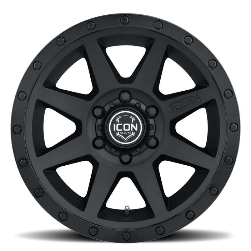ICON Rebound 20x9 6x5.5 0mm Offset 5in BS 106.1mm Bore Double Black Wheel - ICON 1820908350DB
