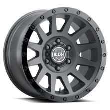 Load image into Gallery viewer, ICON Compression 18x9 6x5.5 0mm Offset 5in BS 106.1mm Bore Double Black Wheel - ICON 2018908350DB