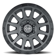 Load image into Gallery viewer, ICON Compression 18x9 6x5.5 0mm Offset 5in BS 106.1mm Bore Double Black Wheel - ICON 2018908350DB