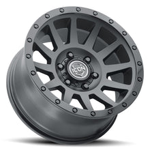 Load image into Gallery viewer, ICON Compression 18x9 6x5.5 0mm Offset 5in BS 106.1mm Bore Double Black Wheel - ICON 2018908350DB