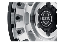 Load image into Gallery viewer, ICON Hammer Pro 17x8.5 / 5x5 / -6mm / 4.5in BS - Silver Machined - ICON 21017857345SM