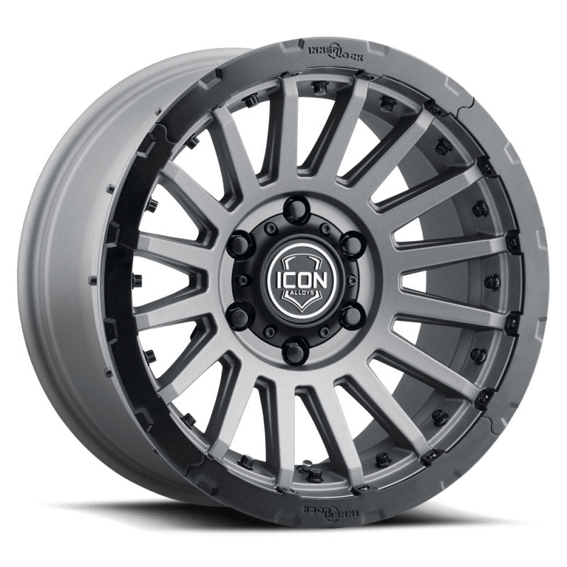 ICON Recon Pro 17x8.5 6 x 5.5 25mm Offset 5.75in BS Charcoal Wheel - ICON 23617859057CH