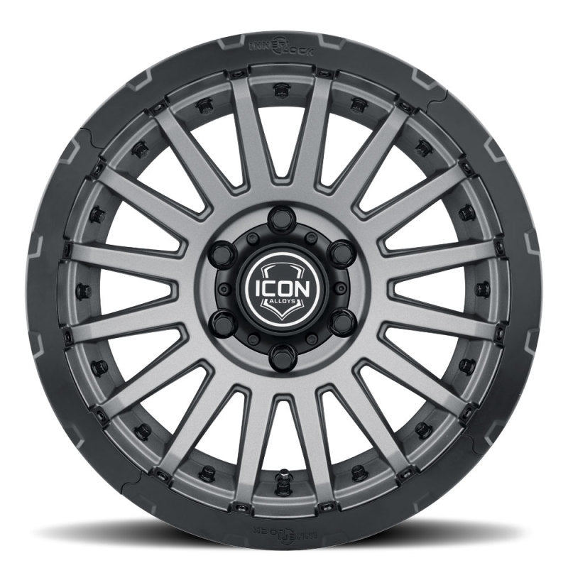 ICON Recon Pro 17x8.5 6 x 5.5 25mm Offset 5.75in BS Charcoal Wheel - ICON 23617859057CH