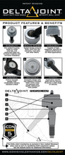 Load image into Gallery viewer, ICON 2005+ Toyota Tacoma Tubular Upper Control Arm Delta Joint Kit - ICON 58450DJ