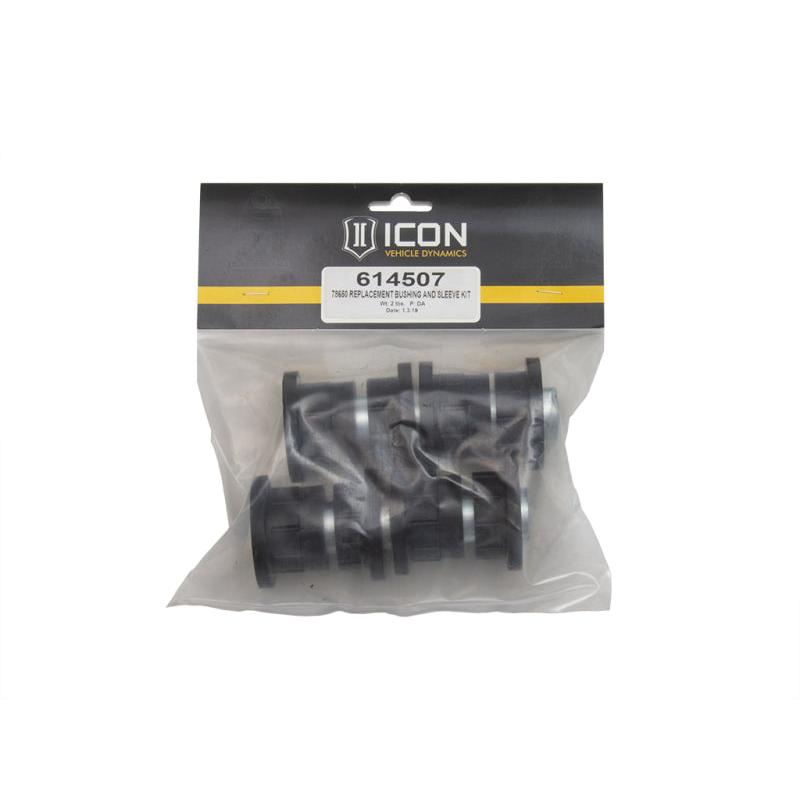 ICON 78650 Upper Control Arm Bushing & Sleeve Kit - ICON 614507