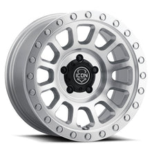 Load image into Gallery viewer, ICON Hulse 17 X 8.5 6 X 135 6mm Offset 5in BS Silver Machined - ICON 8017856350SM
