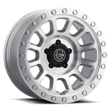 Load image into Gallery viewer, ICON Hulse 18x9 8x6.5 12mm Offset 5.5in BS Silver Machined - ICON 8018908055SM