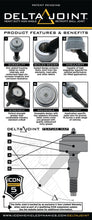 Load image into Gallery viewer, ICON 2004+ Ford F-150 / 2014+ Ford Expedition Billet Upper Control Arm Delta Joint Kit - ICON 98505DJ