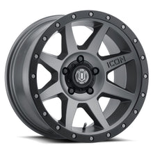 Load image into Gallery viewer, ICON Rebound 17x8.5 5x5.5 0mm Offset 4.75in BS 77.9mm Bore Titanium Wheel ICON ICO1817858547TT