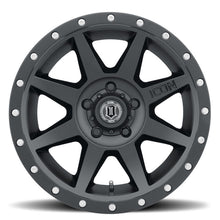 Load image into Gallery viewer, ICON Rebound 17x8.5 5x5.5 0mm Offset 4.75in BS Satin Black Wheel ICON ICO1817858547SB