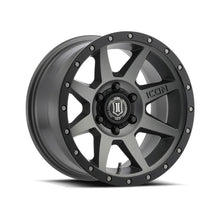 Load image into Gallery viewer, ICON Rebound 17x8.5 6x135 6mm Offset 5in BS 87.1mm Bore Titanium Wheel ICON ICO1817856350TT