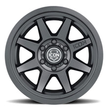 Load image into Gallery viewer, ICON ICON Rebound 17x8.5 6x5.5 25mm Offset 5.75in BS 95.1mm Bore Satin Black Wheel