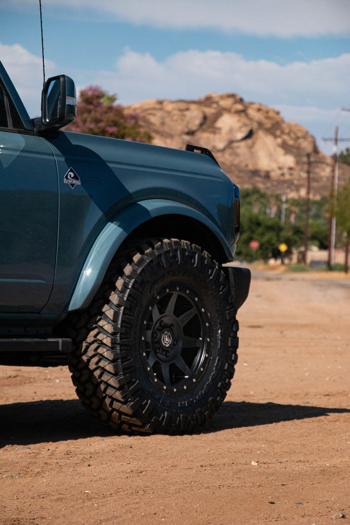 ICON Rebound 17x8.5 6x5.5 25mm Offset 5.75in BS 95.1mm Bore Satin Black Wheel - Black Ops Auto Works