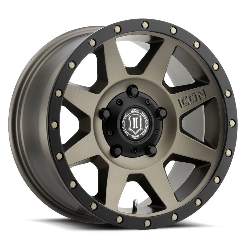 ICON Rebound 18x9 5x150 25mm Offset 6in BS 110.1mm Bore Bronze Wheel ICON ICO1818905560BR