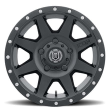 Load image into Gallery viewer, ICON Rebound 18x9 5x150 25mm Offset 6in BS 110.1mm Bore Satin Black Wheel ICON ICO1818905560SB