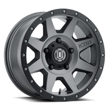 Load image into Gallery viewer, ICON Rebound 18x9 5x150 25mm Offset 6in BS 110.1mm Bore Titanium Wheel ICON ICO1818905560TT