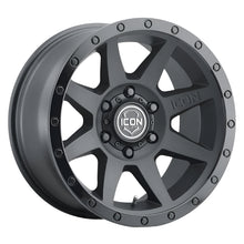 Load image into Gallery viewer, ICON Rebound 18x9 6x135 6mm Offset 5.25in BS 87.1mm Bore Double Black Wheel ICON ICO1818906352DB