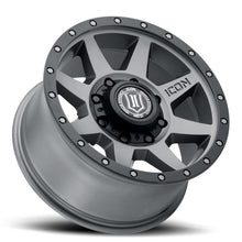 Load image into Gallery viewer, ICON Rebound HD 18x9 8x180 12mm Offset 5.5in BS 124.2mm Bore Titanium Wheel ICON ICO1818908955TT