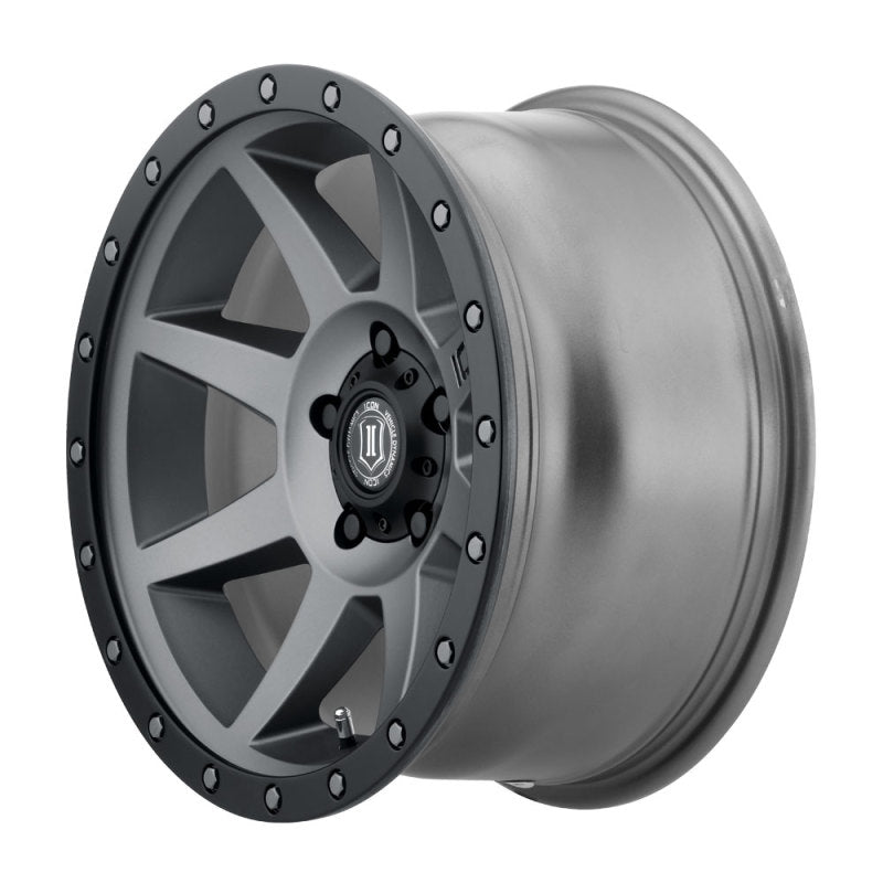 ICON Rebound Pro 17x8.5 5x4.5 0mm Offset 4.75in BS 71.5mm Bore Titanium Wheel ICON ICO21817856547TT
