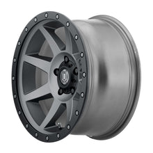 Load image into Gallery viewer, ICON Rebound Pro 17x8.5 5x4.5 0mm Offset 4.75in BS 71.5mm Bore Titanium Wheel ICON ICO21817856547TT