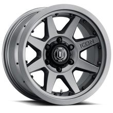Load image into Gallery viewer, ICON Rebound Pro 17x8.5 5x4.5 0mm Offset 4.75in BS 71.5mm Bore Titanium Wheel ICON ICO21817856547TT