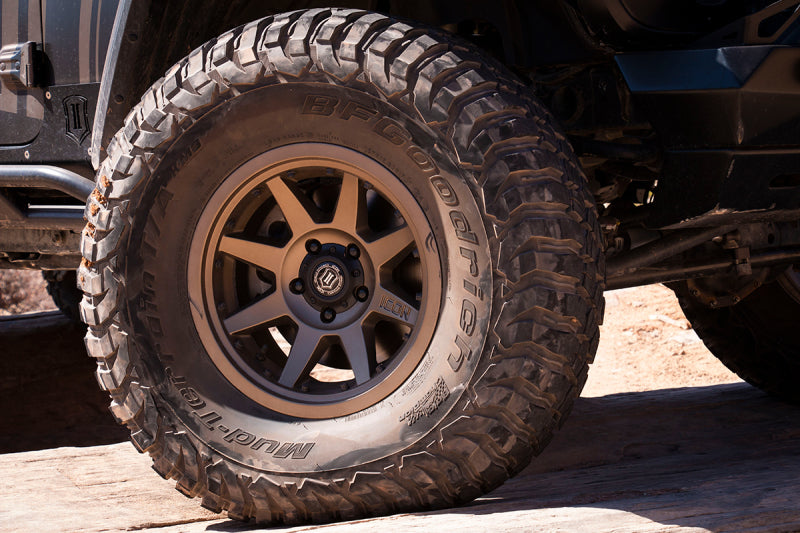 ICON Rebound Pro 17x8.5 5x5 -6mm Offset 4.5in BS 71.5mm Bore Bronze Wheel ICON ICO21817857345BR
