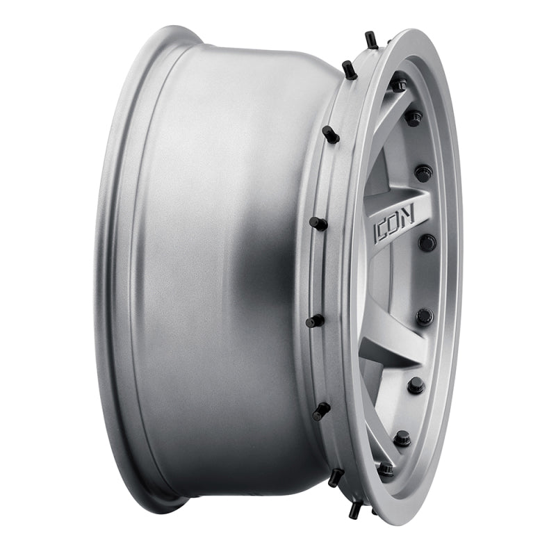 ICON Rebound Pro 17x8.5 6x135 6mm Offset 5in BS 87.1mm Bore Satin Black Wheel ICON ICO21817856350SB