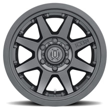 Load image into Gallery viewer, ICON Rebound Pro 17x8.5 6x135 6mm Offset 5in BS 87.1mm Bore Satin Black Wheel ICON ICO21817856350SB