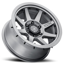 Load image into Gallery viewer, ICON Rebound Pro 17x8.5 6x5.5 0mm Offset 4.75in BS 106.1mm Bore Titanium Wheel ICON ICO21817858347TT
