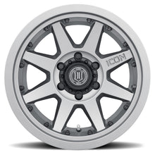 Load image into Gallery viewer, ICON Rebound Pro 17x8.5 6x5.5 0mm Offset 4.75in BS 106.1mm Bore Titanium Wheel ICON ICO21817858347TT