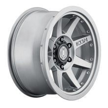 Load image into Gallery viewer, ICON Rebound Pro 17x8.5 6x5.5 0mm Offset 4.75in BS 106.1mm Bore Titanium Wheel-Wheels - Cast-ICON-00840103411408-