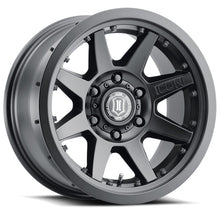 Load image into Gallery viewer, ICON Rebound Pro 17x8.5 6x5.5 25mm Offset 5.75in BS 95.1mm Bore Satin Black Wheel ICON ICO21817859057SB