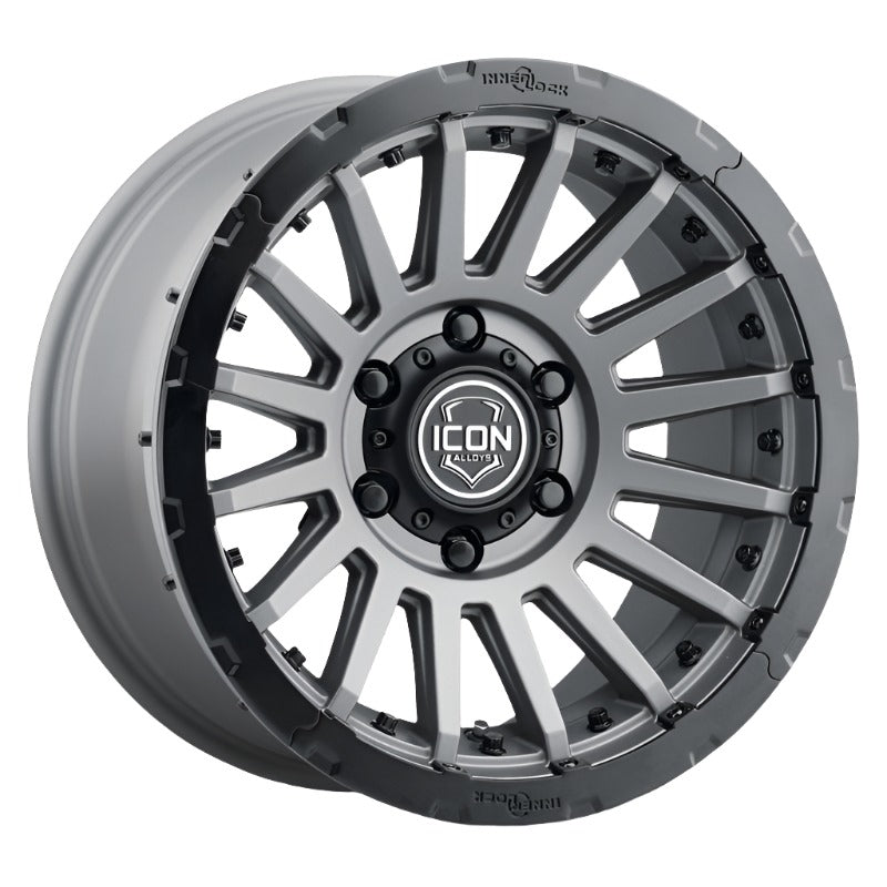 ICON Recon Pro 17x8.5 6x5.5 0mm Offset 4.75in BS 106.1mm Bore Charcoal Wheel ICON ICO23617858347CH