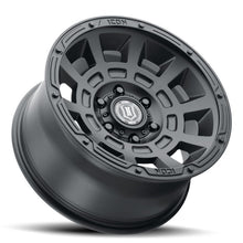 Load image into Gallery viewer, ICON Thrust 17x8.5 6x5.5 0mm Offset 4.75in BS Satin Black Wheel ICON ICO2817858347SB