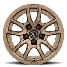 Load image into Gallery viewer, ICON Vector 5 17x8.5 5x150 25mm Offset 5.75in BS 110.1mm Bore Bronze Wheel ICON ICO2617855557BR